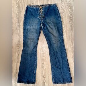 Vintage Express Lace Up Jeans